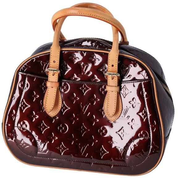 Louis Vuitton Summit Drive Monogram Vernis Handbag M93516 Amarante - Picture 1 of 7
